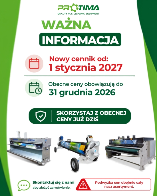 WAŻNA INFORMACJA DOTYCZĄCA CEN!